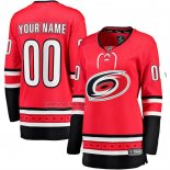 Camiseta Hockey Mujer Carolina Hurricanes Alterno Breakaway Personalizada Rojo