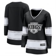 Camiseta Hockey Mujer Los Angeles Kings Primera Breakaway Negro1
