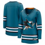 Camiseta Hockey Mujer San Jose Sharks Primera Breakaway Verde1