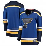 Camiseta Hockey Mujer St Louis Blues Primera Breakaway Azul1