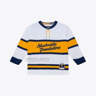 Camiseta Hockey Nashville Predators Filip Forsberg 2020 Power Play Blanco