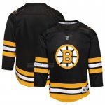 Camiseta Hockey Nino Boston Bruins Primera Replica Negro