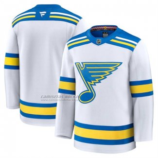 Camiseta Hockey St Louis Blues Premium Blanco