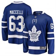 Camiseta Hockey Toronto Maple Leafs Matias Maccelli Primera Breakaway Azul