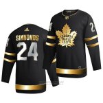 Camiseta Hockey Toronto Maple Leafs Wayne Simmonds Golden Edition Limited Autentico 2020-21 Negro Camiseta Hockey Toronto Maple Leafs Wayne Simmonds Golden Edition Limited Autentico 2020-21 Negro