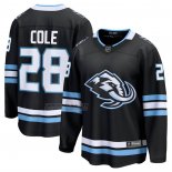 Camiseta Hockey Utah Mammoth Ian Cole Primera Breakaway Negro