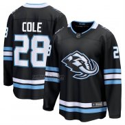 Camiseta Hockey Utah Mammoth Ian Cole Primera Breakaway Negro