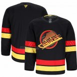Camiseta Hockey Vancouver Canucks Alterno Autentico Pro Negro