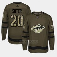 Camiseta Minnesota Wild Ryan Suter Camo Salute To Service