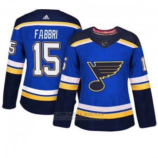 Camiseta Mujer St. Louis Blues 27 Alex Pietrangelo Blue Adizero Jugador Home