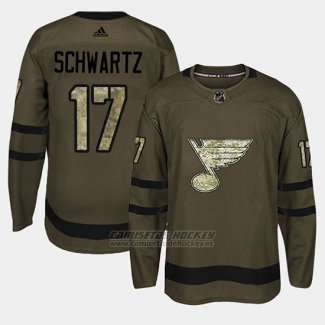 Camiseta St. Louis Blues Carl Gunnarsson Camo Salute To Service