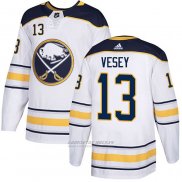 Camiseta Hockey Buffalo Sabres 13 Jimmy Vesey Road Autentico Blanco
