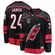 Camiseta Hockey Carolina Hurricanes Seth Jarvis 2026 Final Copa Stanley Primera Breakaway Negro