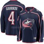 Camiseta Hockey Columbus Blue Jackets Vladislav Gavrikov Primera Breakaway Azul