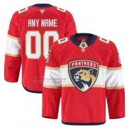 Camiseta Hockey Florida Panthers Primera Personalizada Rojo