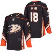 Camiseta Hockey Hombre Autentico Anaheim Ducks Patrick Eaves Home 18 2018 Negro