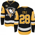 Camiseta Hockey Hombre Pittsburgh Penguins 28 Ian Cole Negro 50 Anniversary Home Premier