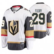 Camiseta Hockey Vegas Golden Knights Marc Andre Fleury Segunda Fanatics Breakaway Jugador Blanco