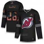 Camiseta Hockey New Jersey Devils Elias 2020 USA Flag Negro