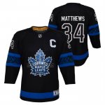 Camiseta Hockey Nino Toronto Maple Leafs Auston Matthews Alterno Premier Negro