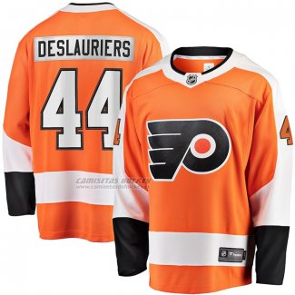 Camiseta Hockey Philadelphia Flyers Nicolas Deslauriers Primera Breakaway Naranja
