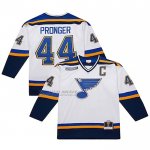 Camiseta Hockey St. Louis Blues Chris Pronger Mitchell & Ness 1999-00 Blanco