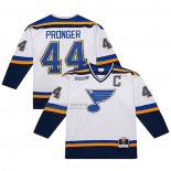 Camiseta Hockey St. Louis Blues Chris Pronger Mitchell & Ness 1999-00 Blanco