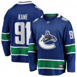 Camiseta Hockey Vancouver Canucks Evander Kane Primera Breakaway Azul