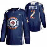 Camiseta Hockey Winnipeg Jets Anthony Bitetto 2020 Wasac Night Indigenous Heritage Azul Camiseta Hockey Winnipeg Jets Anthony Bitetto 2020 Wasac Night Indigenous Heritage Azul