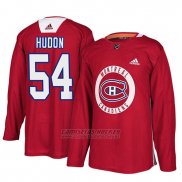 Camiseta Montreal Canadiens Charles Hudon Practice Rojo