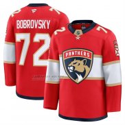 Camiseta Hockey Florida Panthers Sergei Bobrovsky Primera Premium Rojo