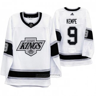 Camiseta Hockey Los Angeles Kings Adrian Kempe Heritage Throwback Blanco