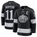Camiseta Hockey Los Angeles Kings Anze Kopitar Alterno Premium Negro