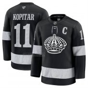 Camiseta Hockey Los Angeles Kings Anze Kopitar Alterno Premium Negro