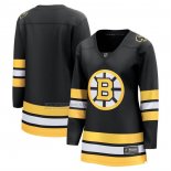 Camiseta Hockey Mujer Boston Bruins Aniversario Primera Breakaway Negro