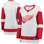Camiseta Hockey Mujer Detroit Red Wings Segunda Breakaway Blanco
