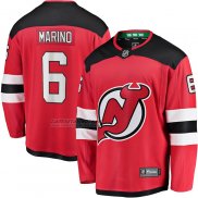 Camiseta Hockey New Jersey Devils John Marino Primera Breakaway Rojo