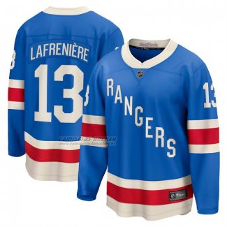 Camiseta Hockey New York Rangers Alexis Lafreniere Centenario Breakaway Azul