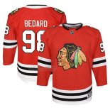 Camiseta Hockey Nino Chicago Blackhawks Connor Bedard Primera Premier Rojo