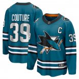 Camiseta Hockey San Jose Sharks Logan Couture Primera Premier Breakaway Verde