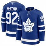 Camiseta Hockey Toronto Maple Leafs Gavin McKenna Primera Premium Azul