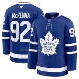 Camiseta Hockey Toronto Maple Leafs Gavin McKenna Primera Premium Azul