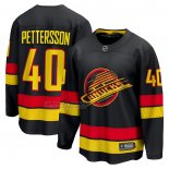 Camiseta Hockey Vancouver Canucks Elias Pettersson Alterno Premier Breakaway 2022-23 Negro