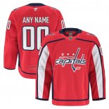 Camiseta Hockey Washington Capitals Primera Personalizada Rojo