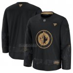 Camiseta Hockey Winnipeg Jets 2024 Military Appreciation Negro