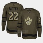 Camiseta Toronto Maple Leafs Nikita Zaitsev Camo Salute To Service