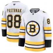 Camiseta Hockey Boston Bruins David Pastrnak Segunda Premium Blanco