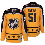 Camiseta Hockey Detroit Red Wings Frans Nielsen 51 2017 All Star Amarillo