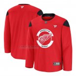 Camiseta Hockey Detroit Red Wings Primera Practice Rojo