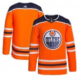 Camiseta Hockey Edmonton Oilers Primera Autentico Naranja